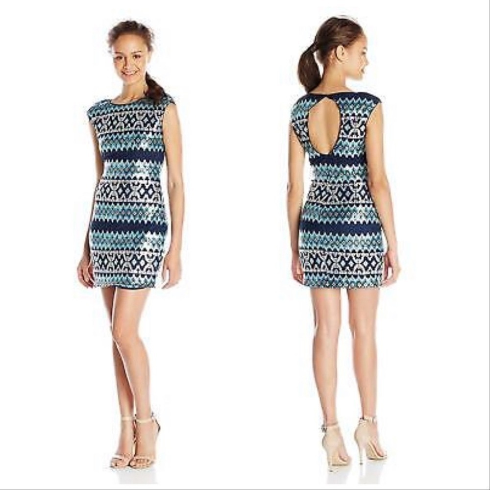 As U Wish bodycon sequined dress size M